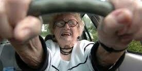 woman,independent,driving,senior